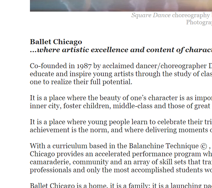 Ballet Chicago