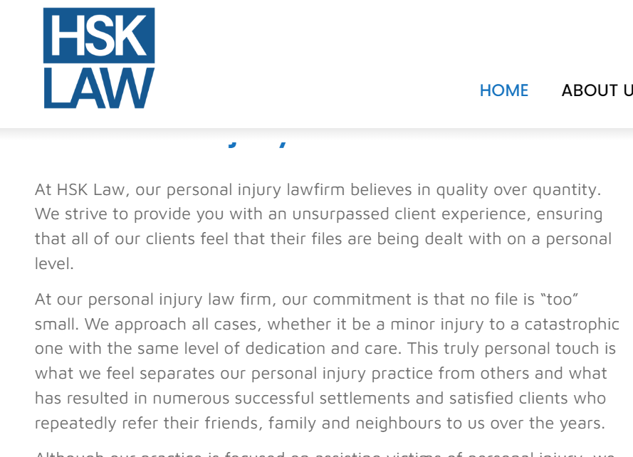 HSK Law - Personal Injury Lawyer