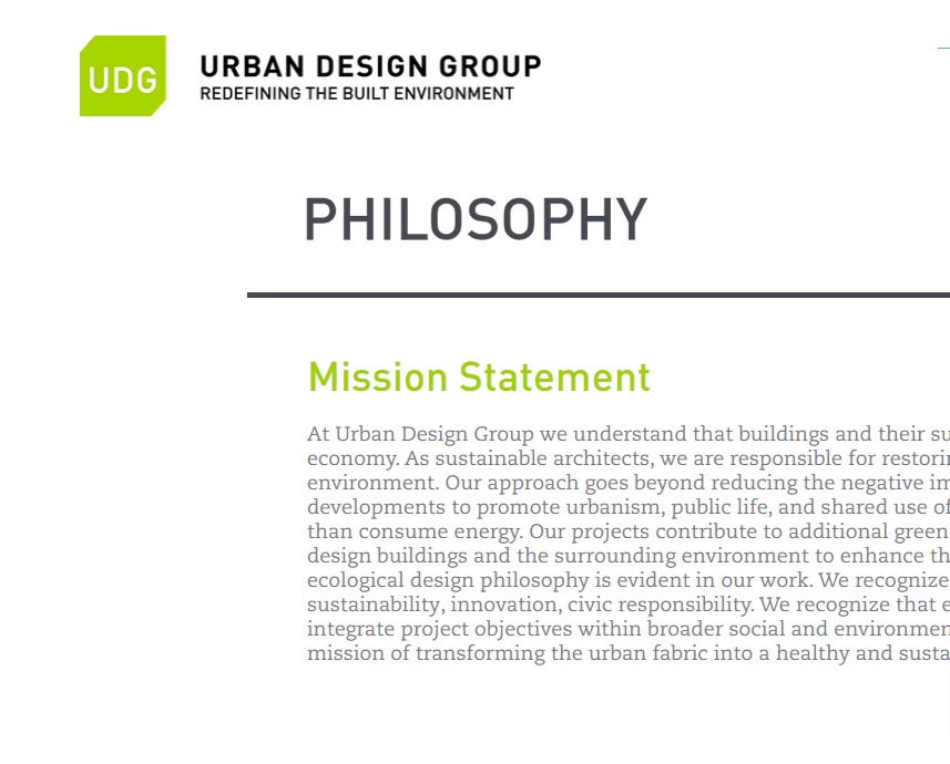 Urban Design Group, LLC