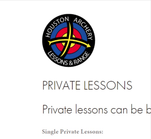 Houston Archery Lessons