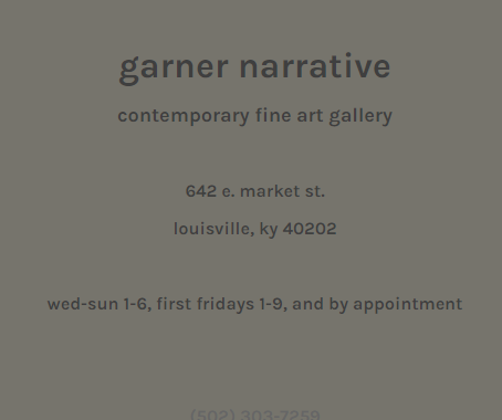garner narrative contemporary fine art