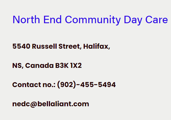 North End Community Child Care Centre
