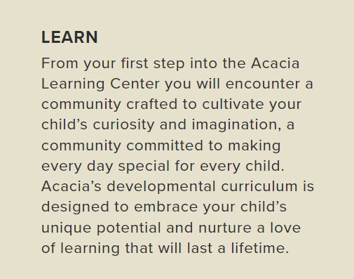 Acacia Learning Center