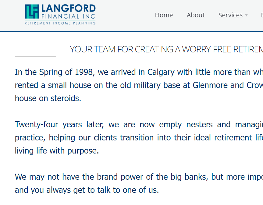 Langford Financial Inc.