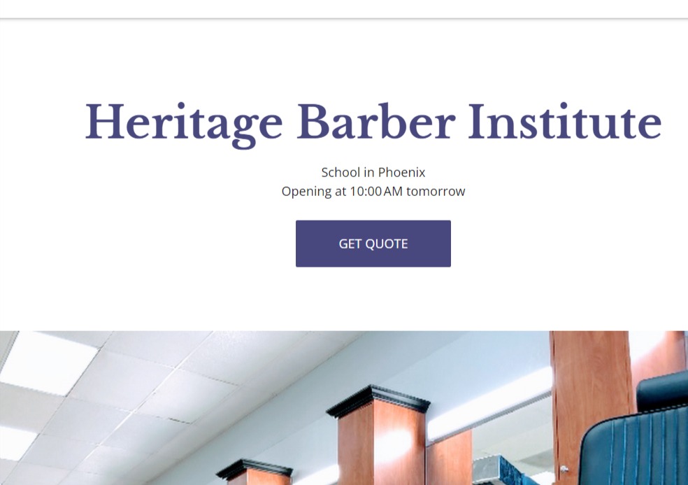Heritage Barber Institute