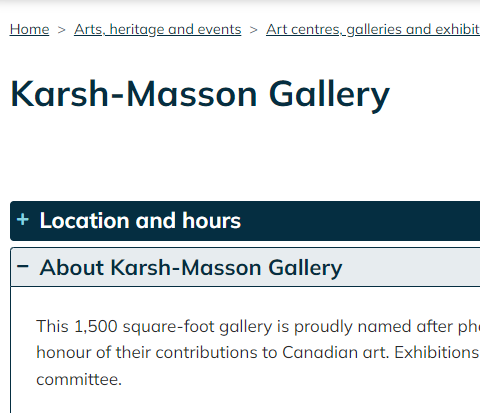 Karsh-Masson Gallery