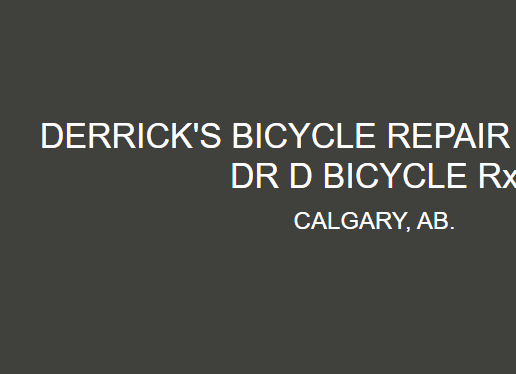 Derrick's bicycle repair and parts