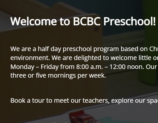 BCBCB PRE SCHOOL