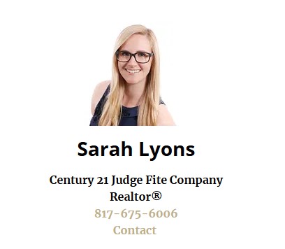 Sarah Lyons - Top Tarrant County REALTOR