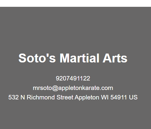 Soto's Martial Arts Academy