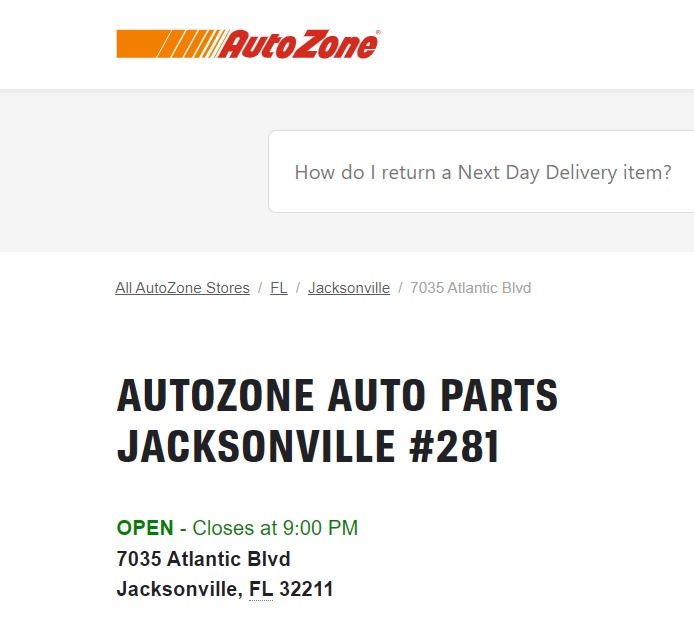 AutoZone Auto Parts