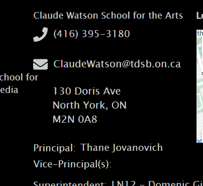 Claude Watson School for the Arts