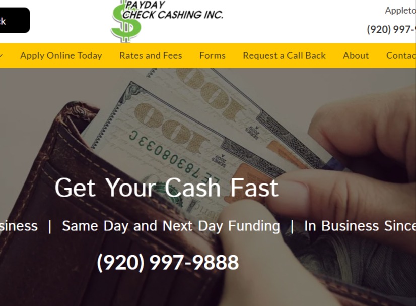 Payday Check Cashing Inc
