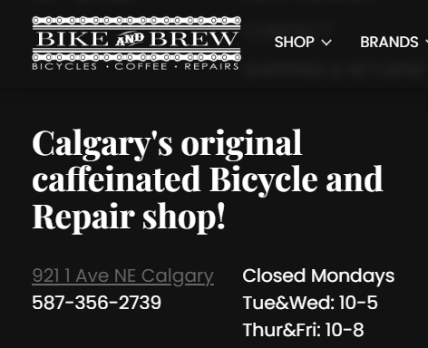 The bikery coffee & bicycle online shop