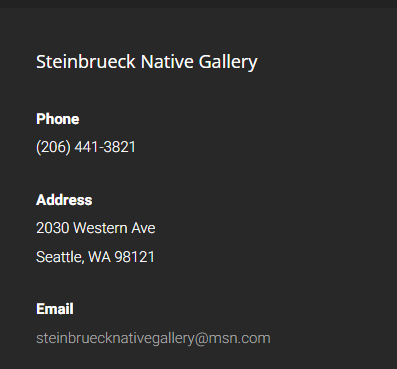 Steinbrueck Native Gallery
