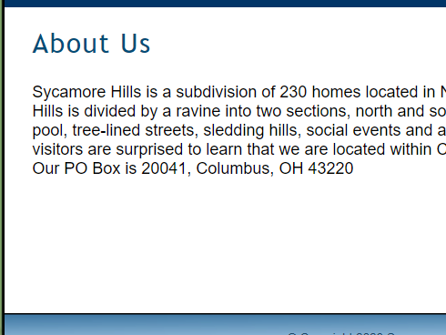 Sycamore Hills Swim Club