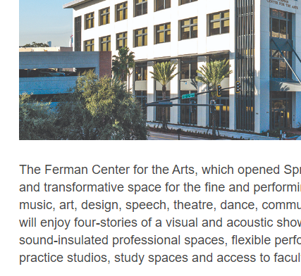 Ferman Center for the Arts, University of Tampa
