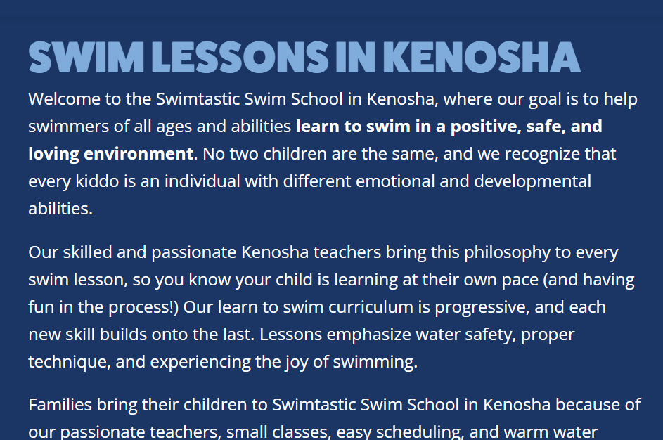 Swimtastic + SwimLabs Swim School