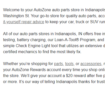 AutoZone Auto Parts