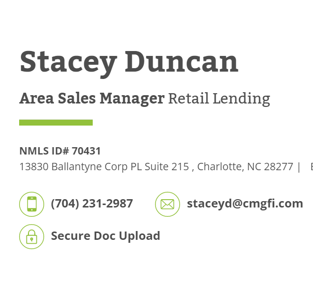 Stacey Duncan - CMG Home Loans Mortgage Loan Officer