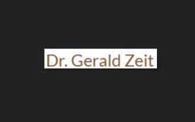 Dr. Gerald Zeit, Orthodontist