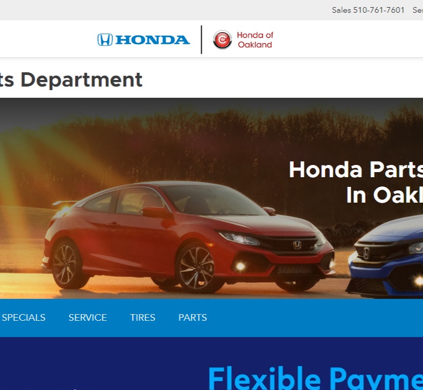 Honda of Oakland Parts Department