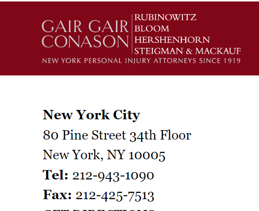 Gair, Gair, Conason