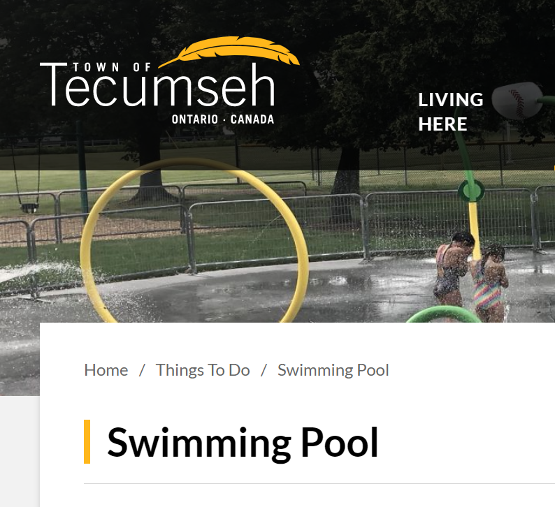 Town Of Tecumseh-Pool