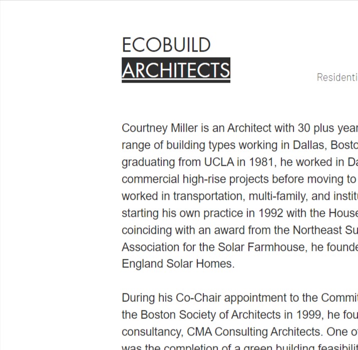 Ecobuild Architects