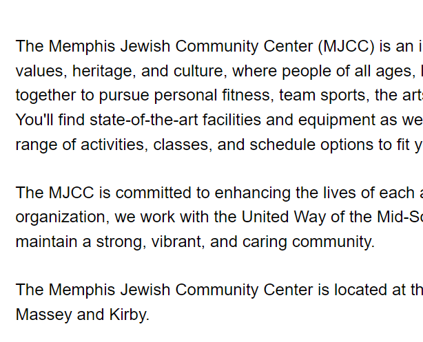 Memphis Jewish Community Center
