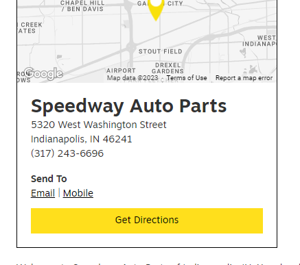 Speedway Auto Parts