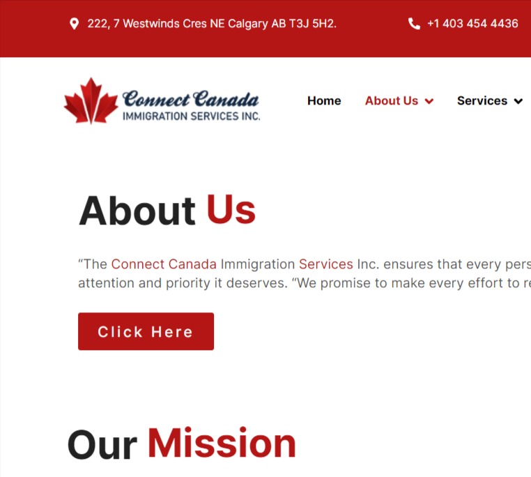 Connect Canada Immigration Services Inc