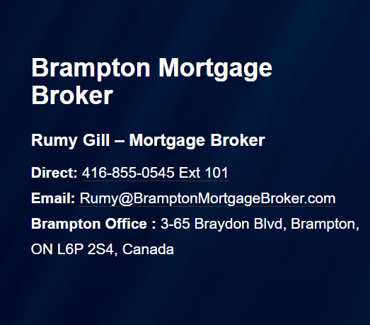 Brampton Mortgage Broker - Rumy Gill
