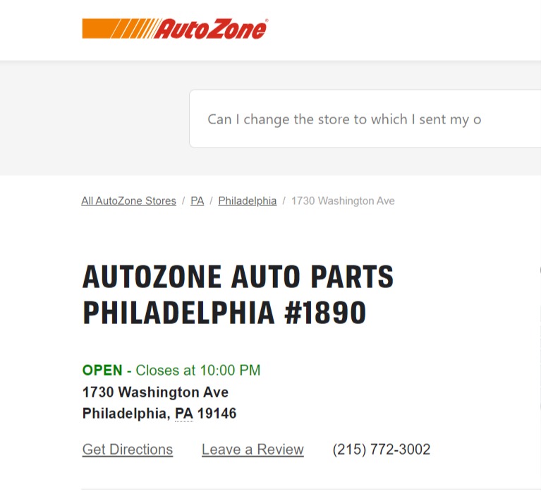AutoZone Auto Parts