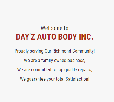 DAYZ AUTO BODY INC.