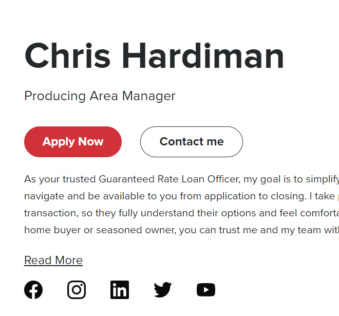 Chris Hardiman Mortgage