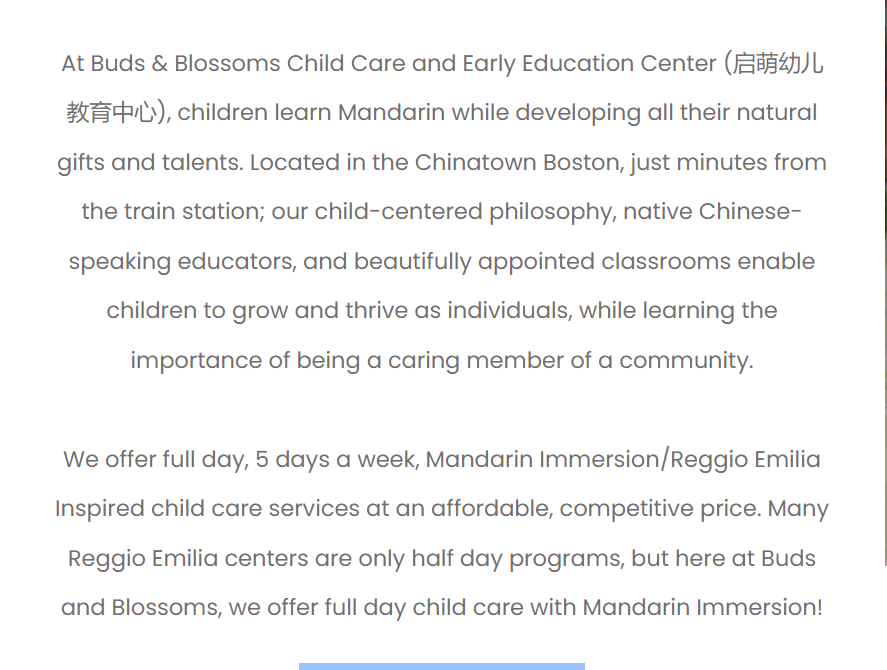 Buds & Blossoms Child Care