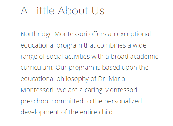 Northridge Montessori School