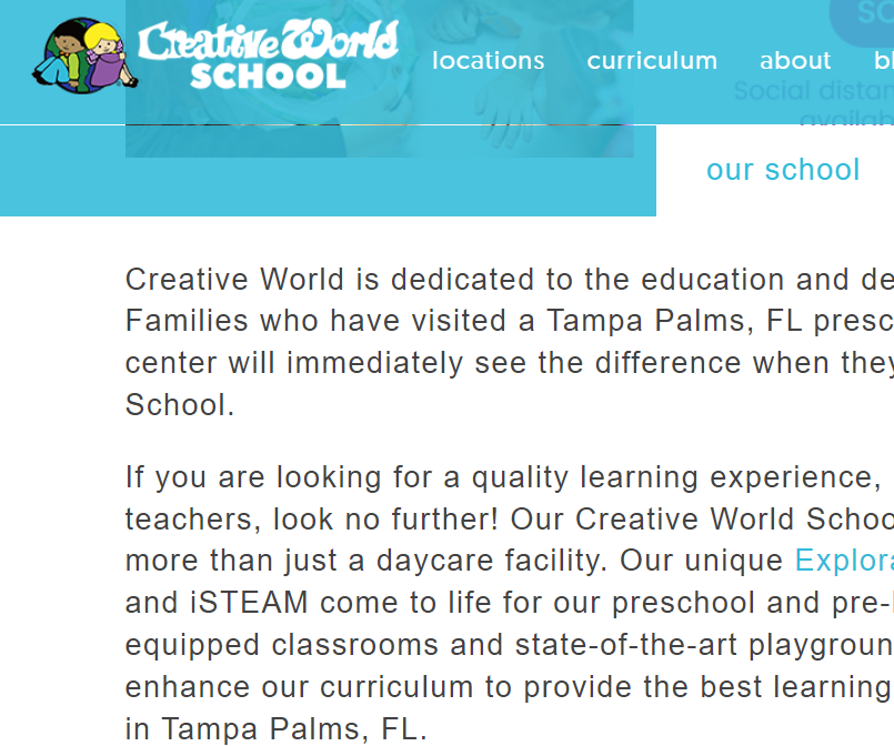 Creative World School - Tampa Palms