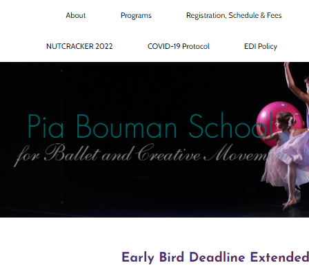 Pia Bouman School for Ballet and Creative Movement