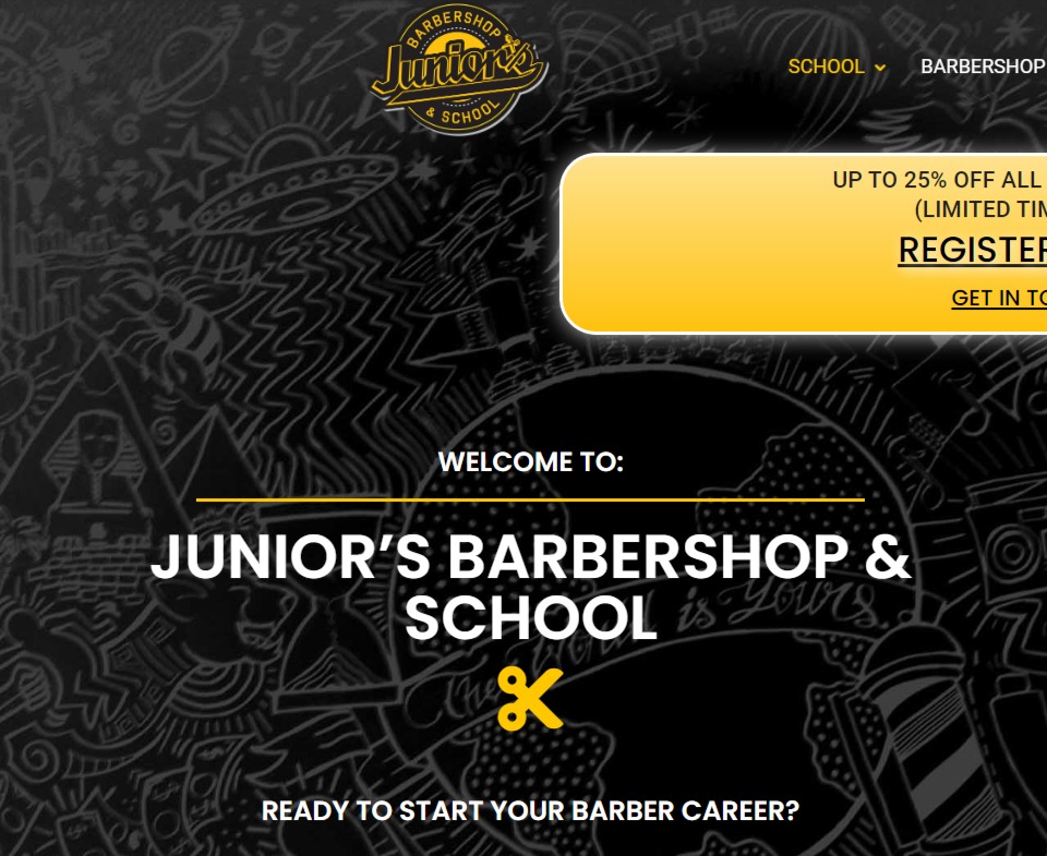 Junior’s Barbershop & School INC