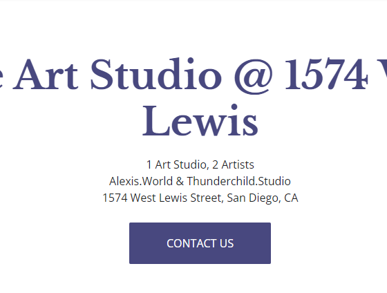 The Art Studio @ 1574 West Lewis