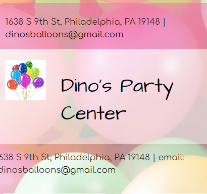 Dino's Party Center