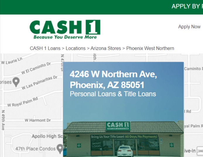 CASH 1 Loans
