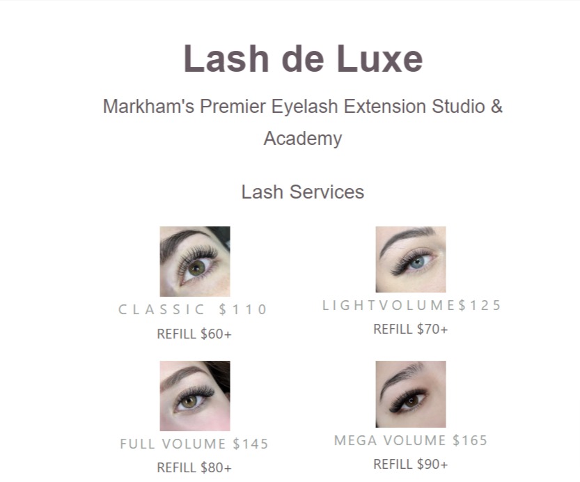 Lash de Luxe Eyelash Extension Studio & Training Academy