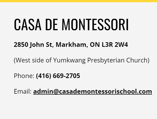 Casa De Montessori School