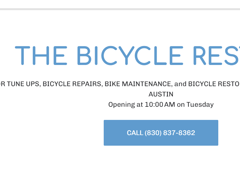 THE BICYCLE RESTORE