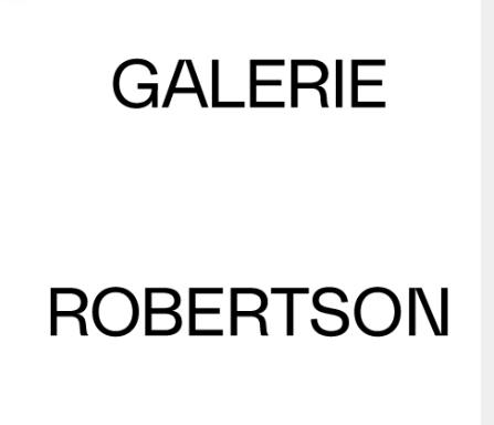 Galerie Robertson Arès | Contemporary Art Gallery