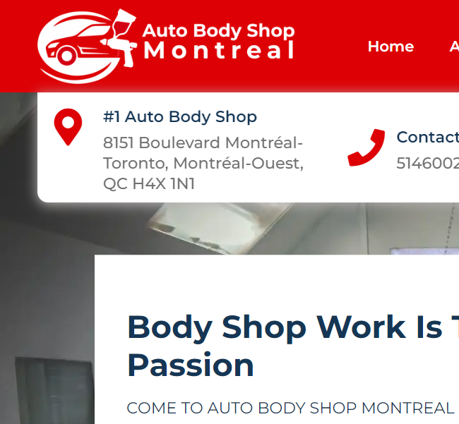 Auto Body Shop Montreal