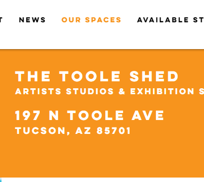 Toole Shed Studios Tucson
